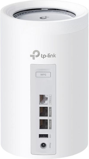 TP-LINK BE11000 WiFi Mesh Network Access Point Wi‑Fi 7 Tri Band (2.4 & 5 & 6GHz) σε Τριπλό Kit