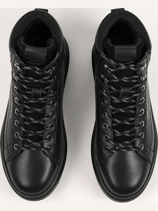 Leather Black Men's Boots