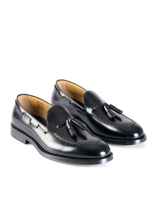 Men's Leather Moccasins Black
