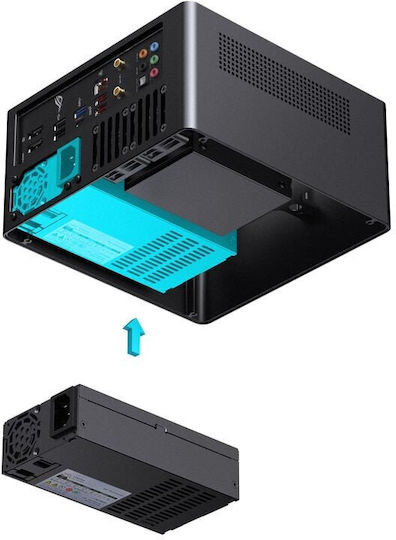 Jonsbo N10 Mini Tower Κουτί Υπολογιστή Μαύρο