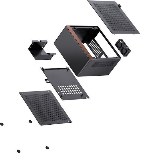 Jonsbo N10 Mini Tower Κουτί Υπολογιστή Μαύρο