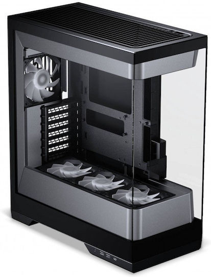 Phanteks Evolv S2 Gaming Midi-Turm Computergehäuse mit Seitenfenster und ARGB-Beleuchtung Schwarz