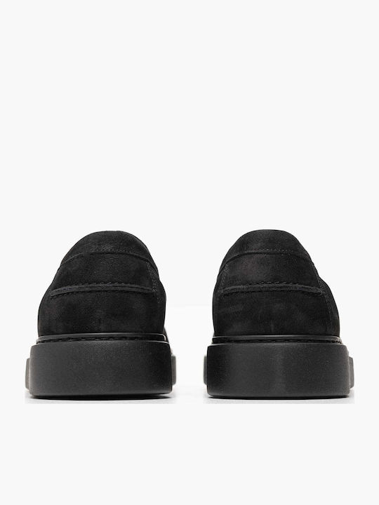Men's Leather Loafers Black
