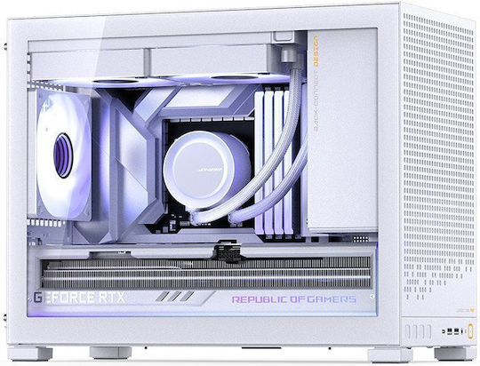 Jonsbo D32 PRO Мини Кула Компютърна Кутия Бяла
