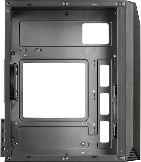 Mars Gaming MC-S1 Gaming Mini-Turm Computergehäuse mit RGB-Beleuchtung Schwarz