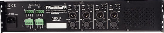 Audac Commercial Power Amplifier 120W/100V
