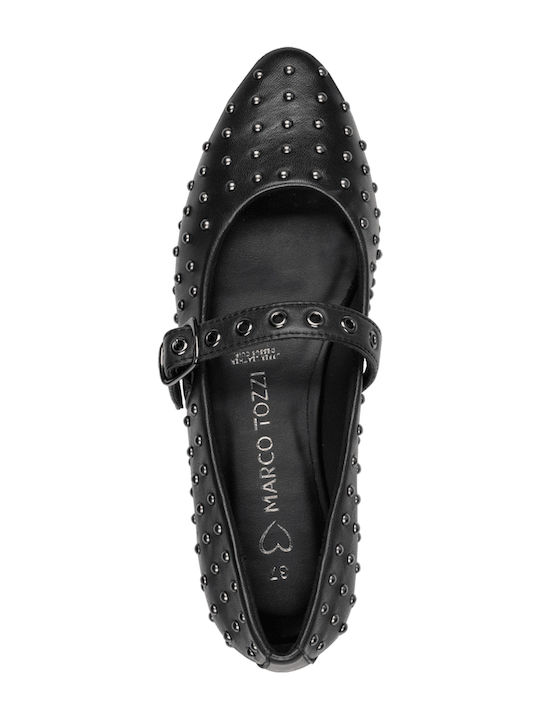 Anatomic Leather Ballerinas Black
