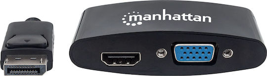 Manhattan 2-in-1 4K DisplayPort Adapter