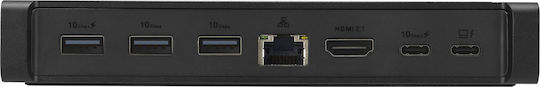 Asus DG300 USB-C Docking Station with HDMI 4K PD Ethernet Black