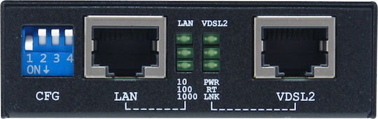Convertor Levelone Vds-2201 10 100 1000 Gbe < Vdsl2 Negru