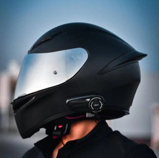 EJEAS Q8 Mesh 3.0 Single Motorcycle Communication System for Helmet with Bluetooth