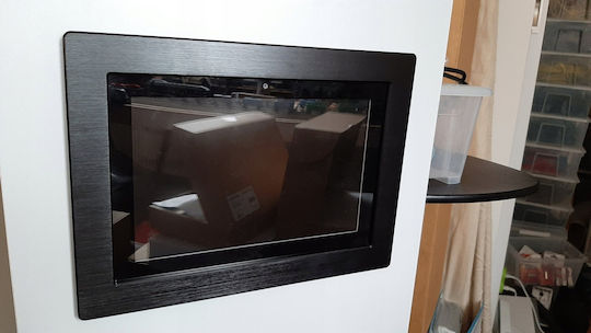 Allnet Touch Display Tablet 10 Inch Eg Narrow Silver Cover Mounting Frame
