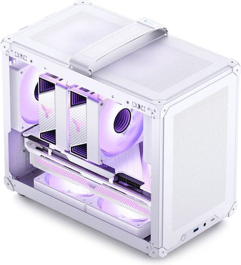 Jonsbo C6 Max Mini Tower Κουτί Υπολογιστή Λευκό