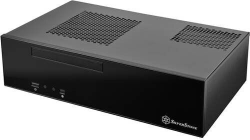 Silverstone ML03B Home Theater Κουτί Υπολογιστή με Πλαϊνό Παράθυρο Μαύρο