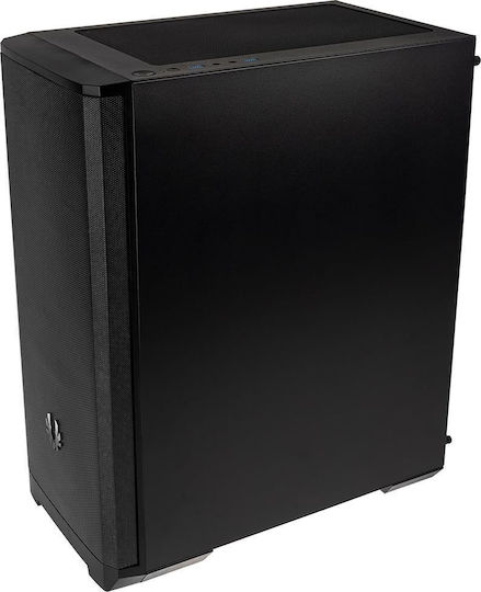 BitFenix Nova Mesh SE TG RGB Геймърско бюро Midi Tower Компютърна кутия със страничен прозорец Черен