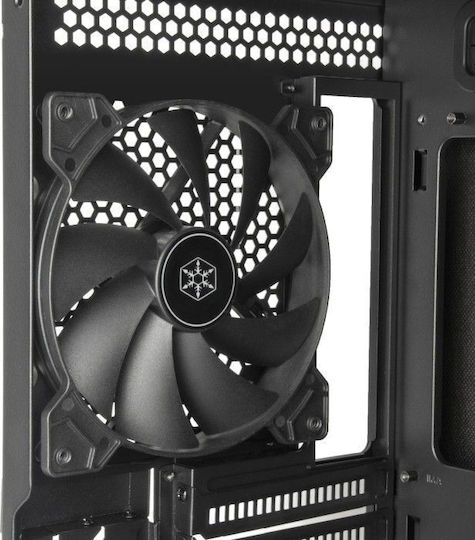 Silverstone Seta Q1 Midi Tower Κουτί Υπολογιστή Μαύρο