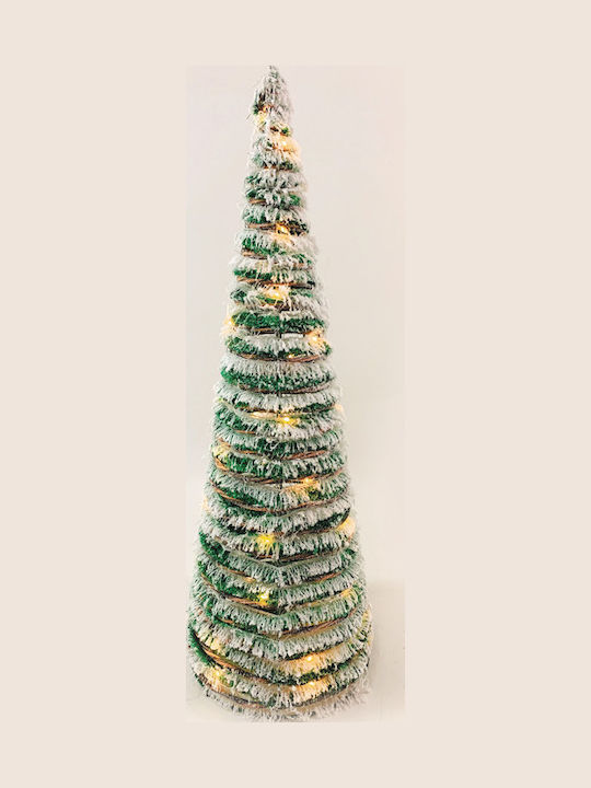 cu lumină LED Decorațiune de Crăciun Braduleț Conul 60cm. Baterie Verde