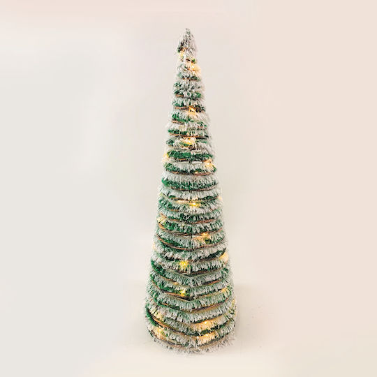 Christmas Decorative Illuminated Tree Cone 60cm IP20 Battery Green