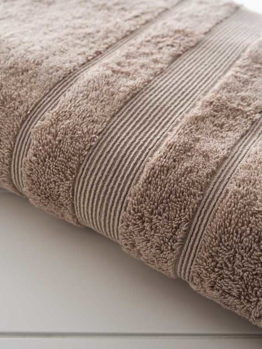 Vesta Home Πετσέτα Χεριών 30x50εκ. Beige Βάρους 550gr/m²