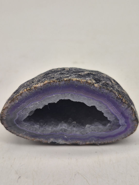 Purple Agate Geode Quartz Crystal
