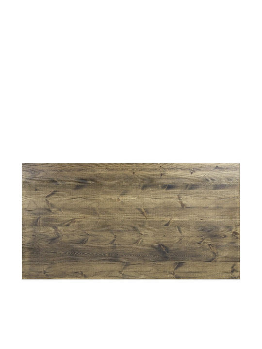 Tisch Bar für Außenbereich Zusammenklappbar Bistro Black 120x65x98cm