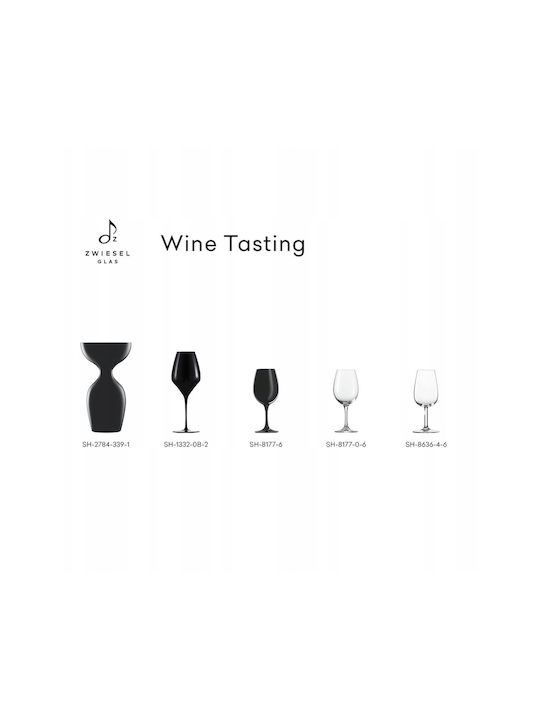 Schott Zwiesel Set of Glasses Water made of Glass Stemmed 227ml 6pcs