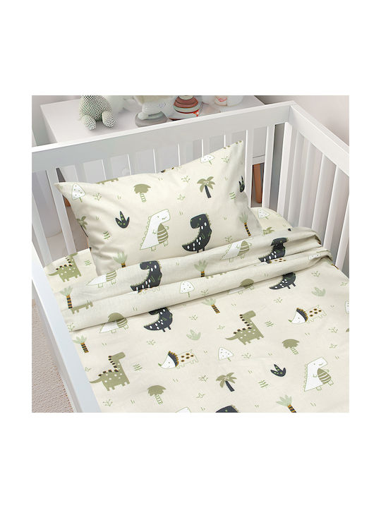 Lino Home Baby Bettlaken Beiges 120x180cm