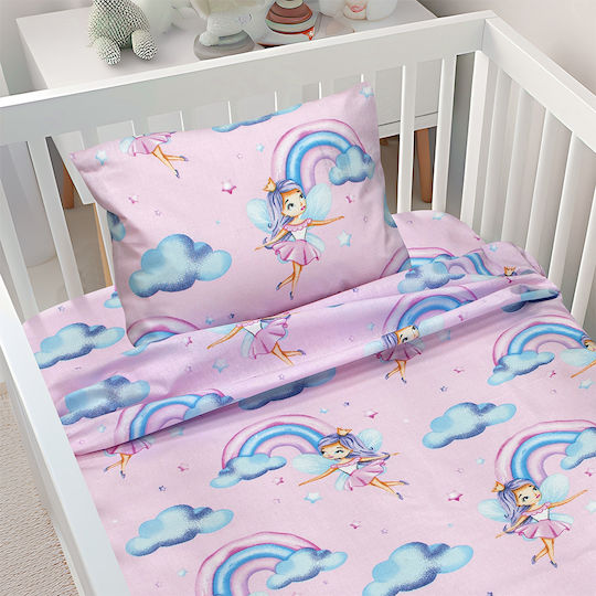 Lino Home Beige Fitted Baby Sheets 120x180cm