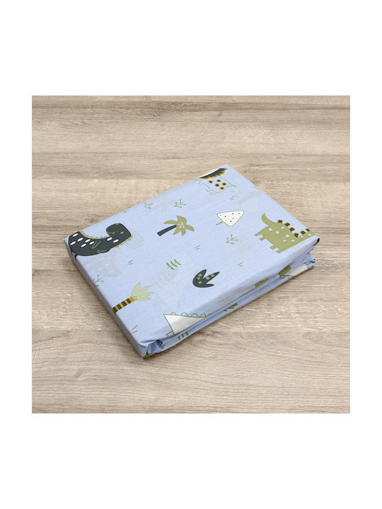 Lino Home Baby Sheets Set Crib Cotton Beige 120x180cm