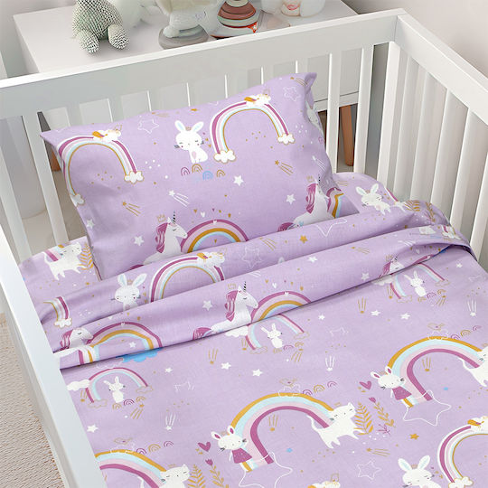 Lino Home Beige Fitted Baby Sheets 120x180cm