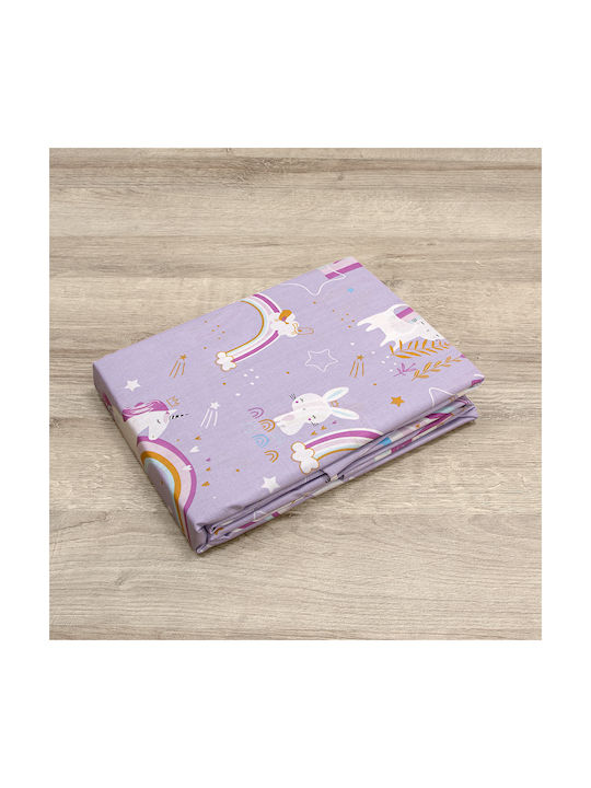 Lino Home Baby Sheets Set Crib Cotton Beige 120x180cm