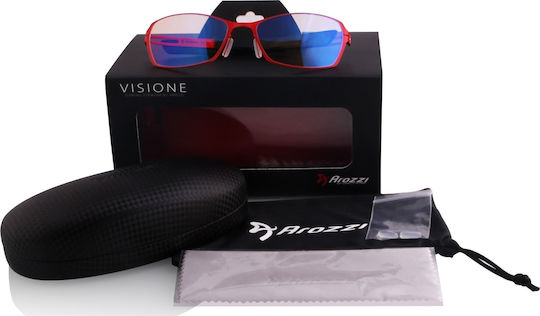 Arozzi Gaming Screen Protection Glasses in Rot Color