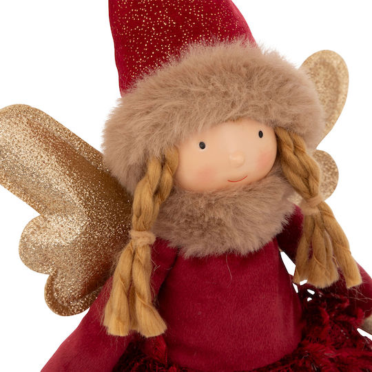 Illuminated Fabric Fairy Burgundy Illuminated Fabric Fairy Burgundy