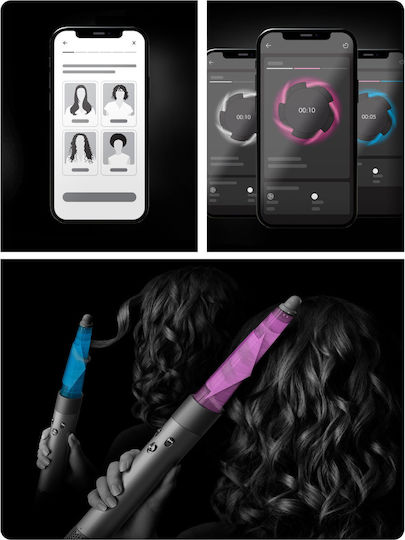 Dyson HS08 Airwrap i.d. Curly + Coily Electric Hair Brush With Air for Hair Straightening and Curls 1300W