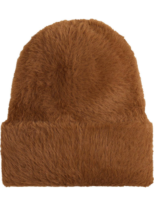 Heritage Beanie Beanie Knitted in Brown color