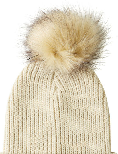 'splendid' Beanie Beanie Knitted in Ecru color