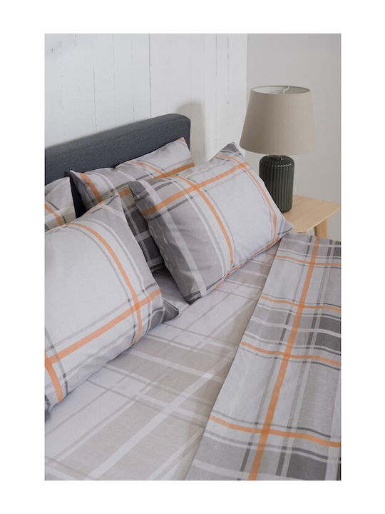 Naf Naf Sheet Sets Queen 240x270cm. Summit Orange 4pcs