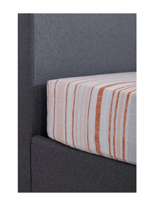 Naf Naf Summit Σετ Σεντόνια King Size με Λάστιχο 240x270εκ. Red (4τμχ)
