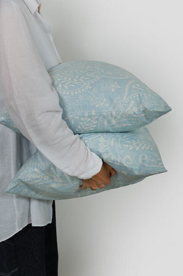 Naf Naf Summit Подредба Калъфки За Възглавници Atlantic Teal 50x70см
