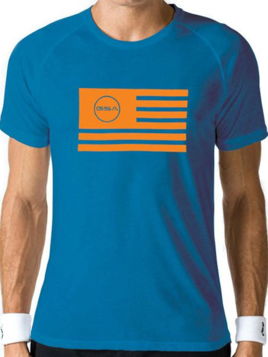 Superlogo Tricou Sport Albastru Deschis