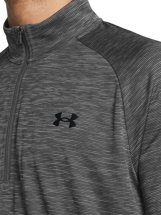 Athletic Long Sleeve Blouse Grey