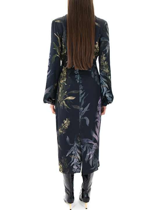 Moutaki Damenkleid Abend Mehrfarbig Moutaki Damenkleid Abend Mehrfarbig