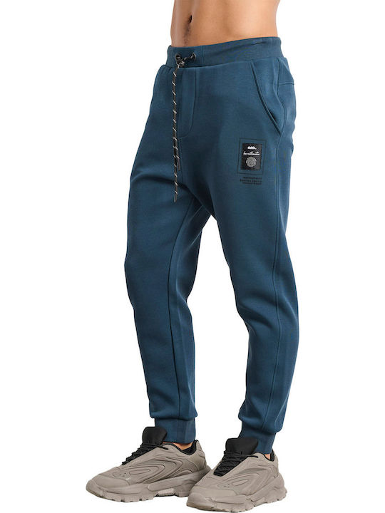 Authentic Sweatpants with Elastic Ocean