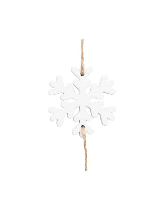 Ornament Fulgi De Zăpadă Din Lemn Bej 35x67cm Ornament Fulgi De Zăpadă Din Lemn Bej 35x67cm