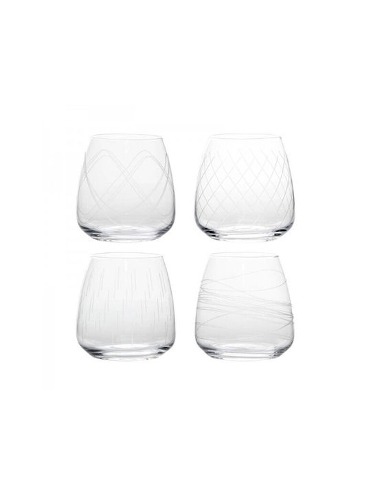 Secret de Gourmet Set de pahare pentru apa / Cocteiluri din Sticlă 400ml 4buc