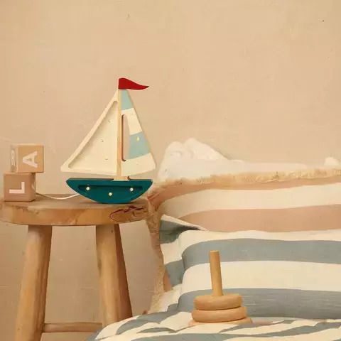 Light Sailboat Blue