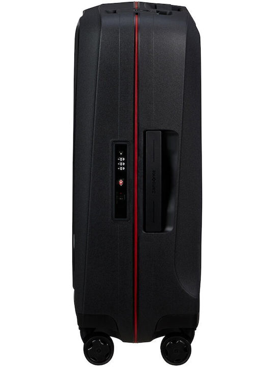 Samsonite Essens Βαλίτσα Ταξιδίου Gray/red με 4 Ρόδες