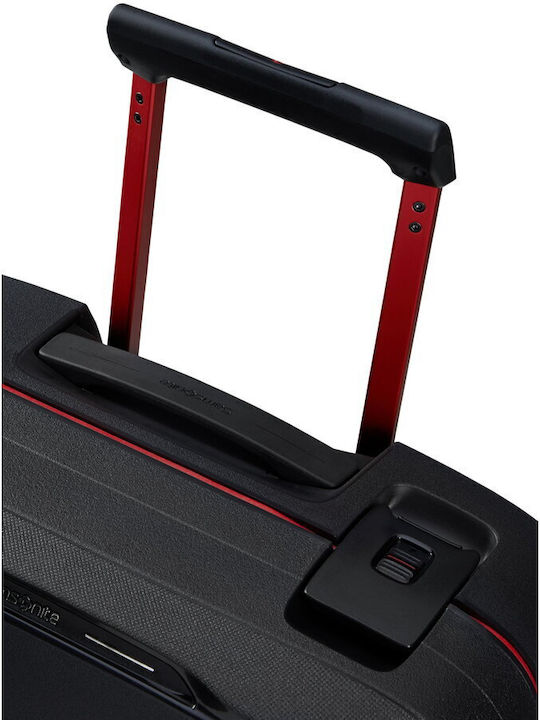 Samsonite Essens Βαλίτσα Ταξιδίου Gray/red με 4 Ρόδες