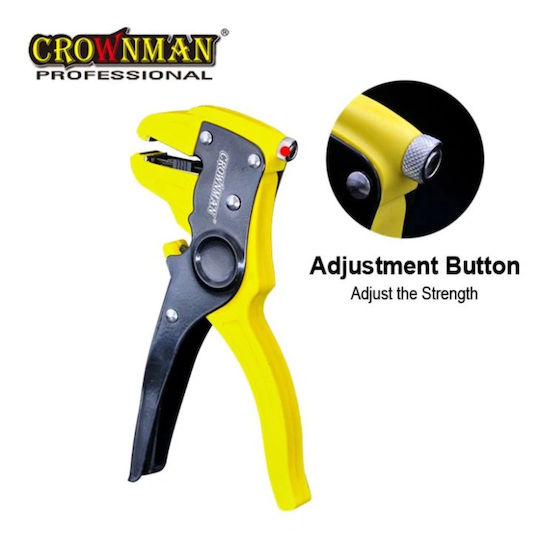 Crownman Automatic Cable Stripper with Cutter and 180mm Length