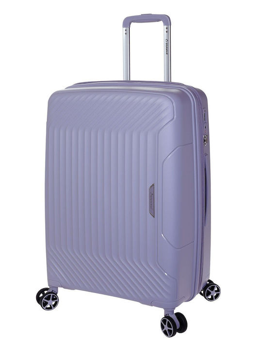 Diplomat The New York Collection Suitcases Hard Lila with 4 Wheels Set 3 pcs